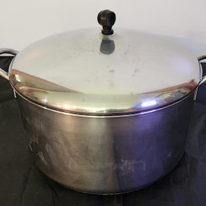 Farberware 12 qt Sauce Suppentopf mit Deckel Aluminium verkleidet Edelstahl USA Made