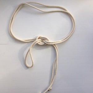 Natural Rope Belt for Stylish woman, Vintage long Knot Cord Belt, Express delivery, Special occasion accessories for woman, Gift for him