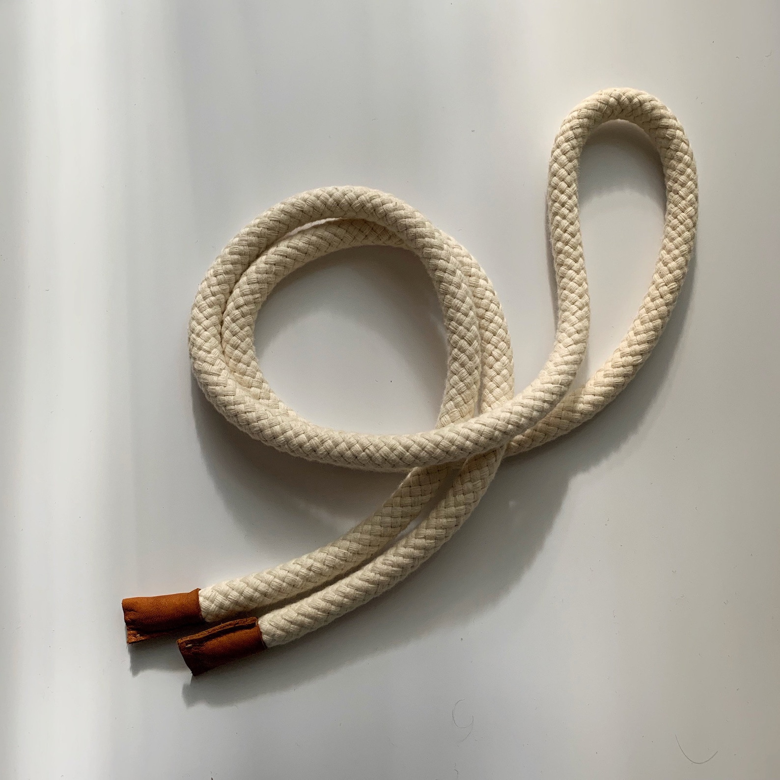 Nautical Knot Rope Belt, White Belt Rope + Leather Detail, Stylish Belt ...