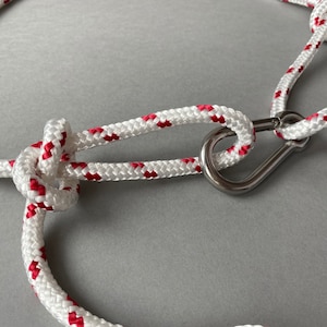 Nautical Rope Belt for men, Stylish belt is Christmas gift by Express delivery, Rope belt with carbine marinelt Sailor leather belt