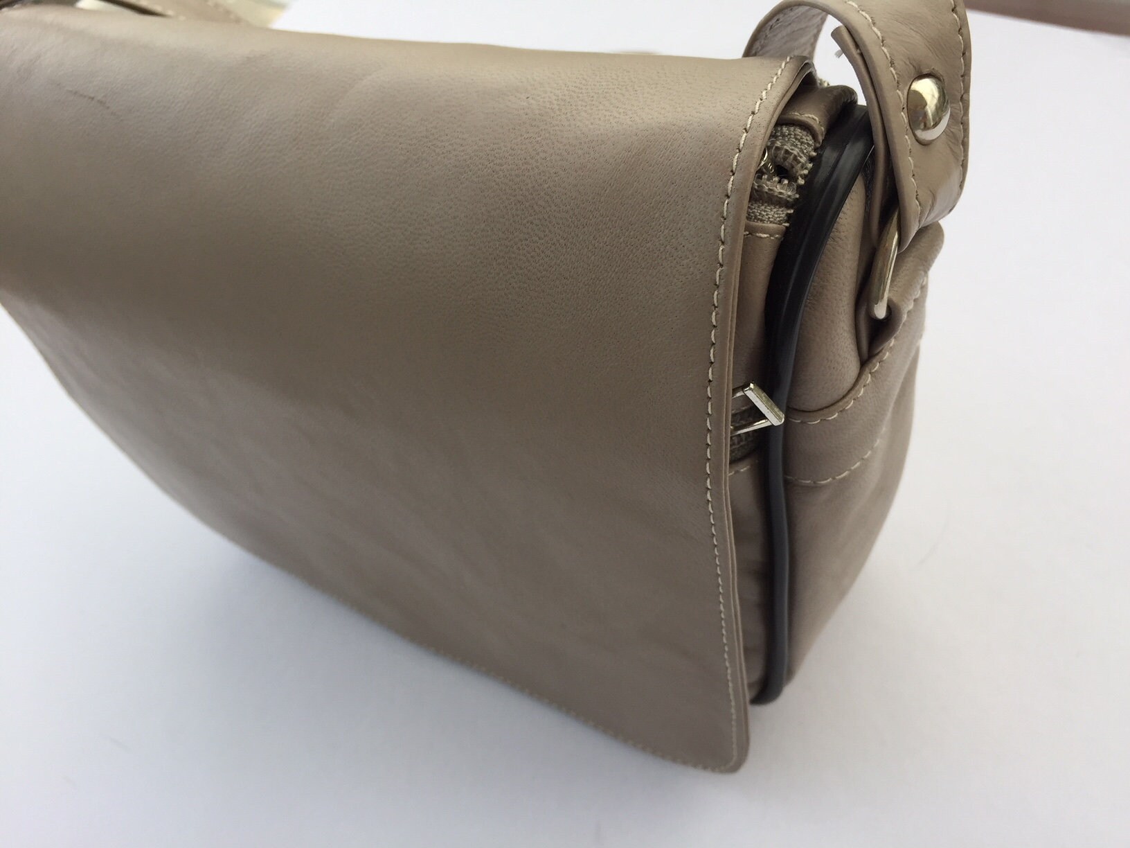 small grey cross body bag