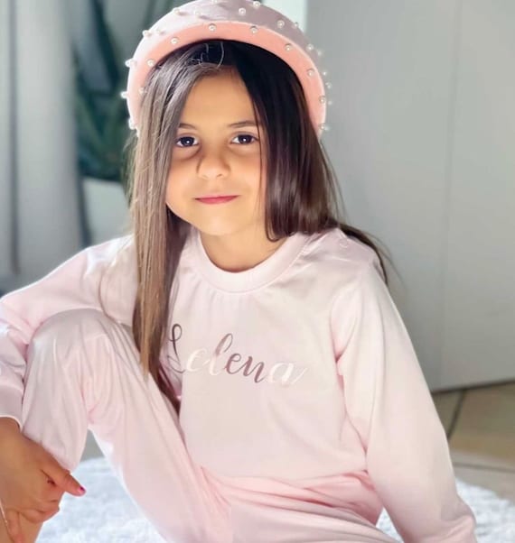 Baby Girl Soft Children s Pajamas Personalized With Name Maternity Gift Birth Gift Handmade Pajamas First Baby Suit Etsy Canada