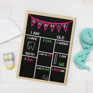 Baby Milestone Board
