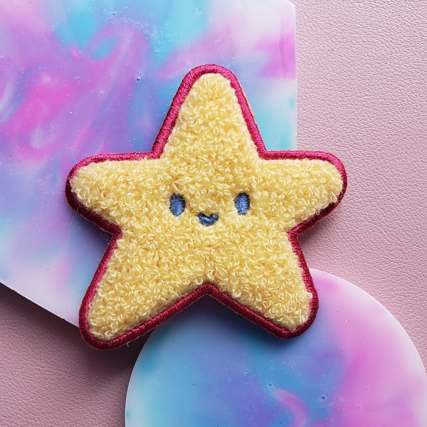 Kawaii Chenille Star Patch