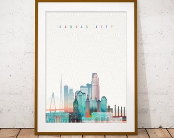 city skyline art etsy