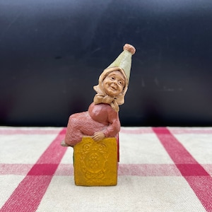 Vintage 1989 Joy-O Gnome Figure Signed and Stamped Tom Clark Gnomes