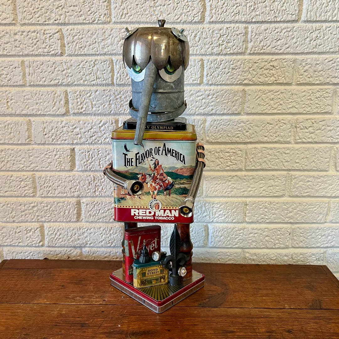 Object. Figure Gallant Knight Found Object Junk Art Figure - Etsy
