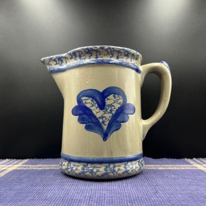 Iconic and Classic Handmade Signed Beaumont Brothers Pottery Stoneware Pitcher