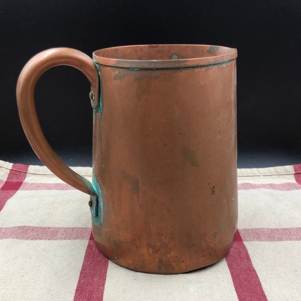 Mid Century Moscow Mule Solid Copper West Bend Pitcher Jug