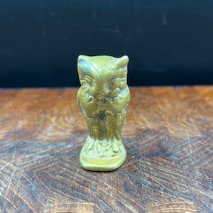 Vintage Dignified Brass Owl Figure