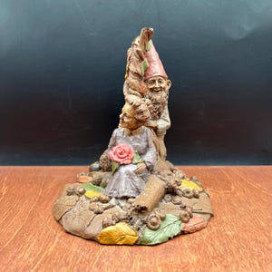 Vintage 1980&#39;s Sugar and Spice Signed and Stamped Tom Clark Gnome