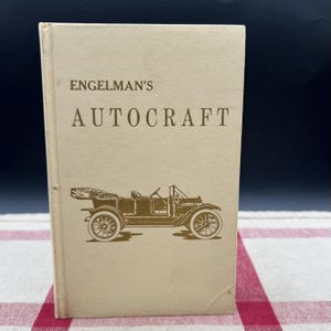 Vintage 1970 Engelman's Autocraft Book