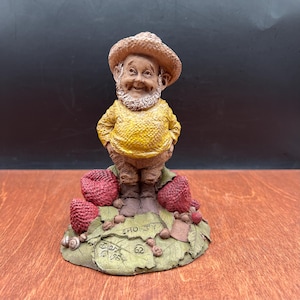 Vintage 1984 Shorty Gnome Signed and Stamped Tom Clark Gnome