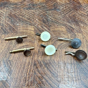 3 Pair Vintage Men&#39;s Dress Shirt Studs Circa 1930&#39;s and 1940&#39;s