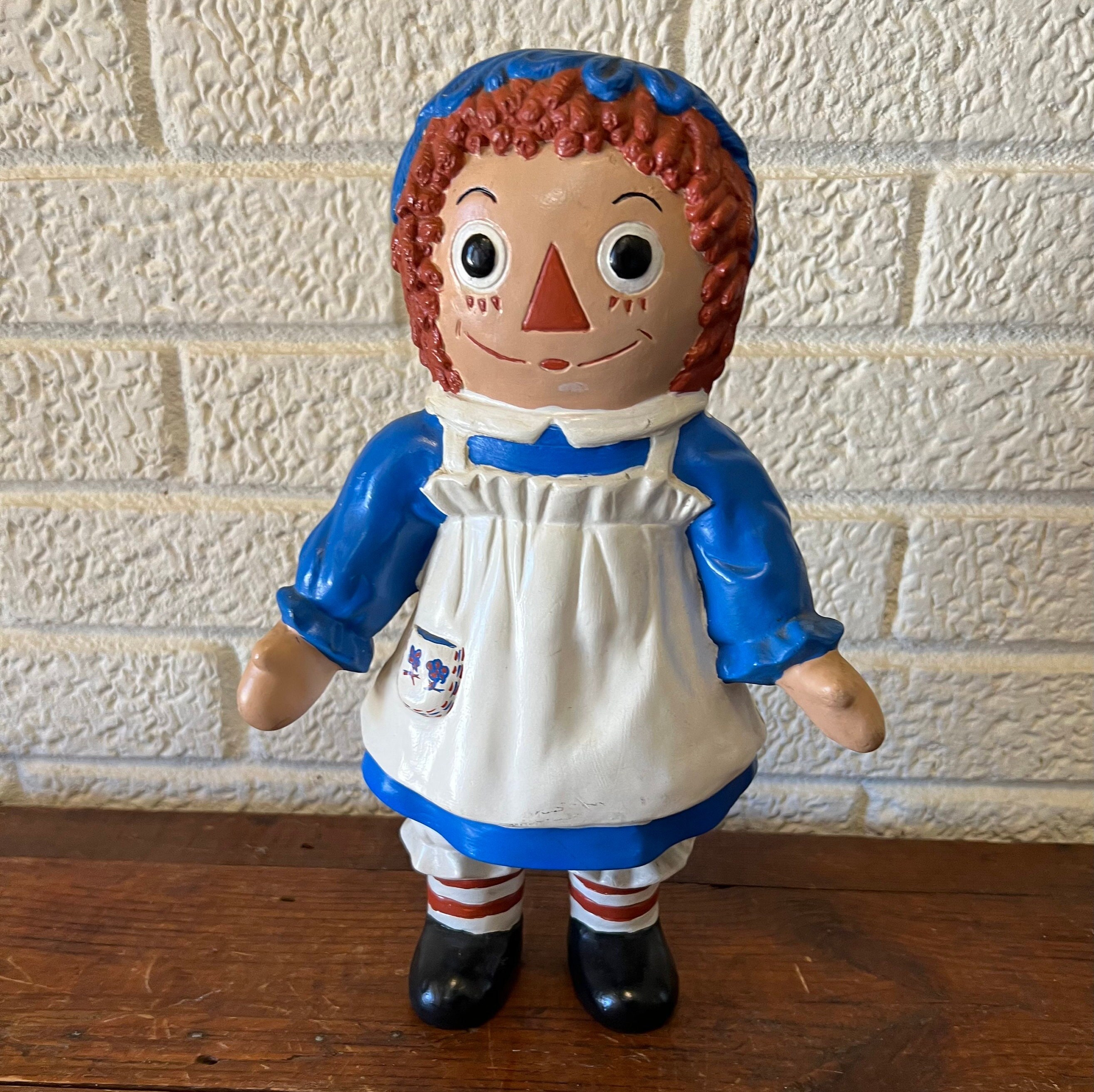 Vintage Raggedy Ann and Andy Resin Tea Set - Etsy