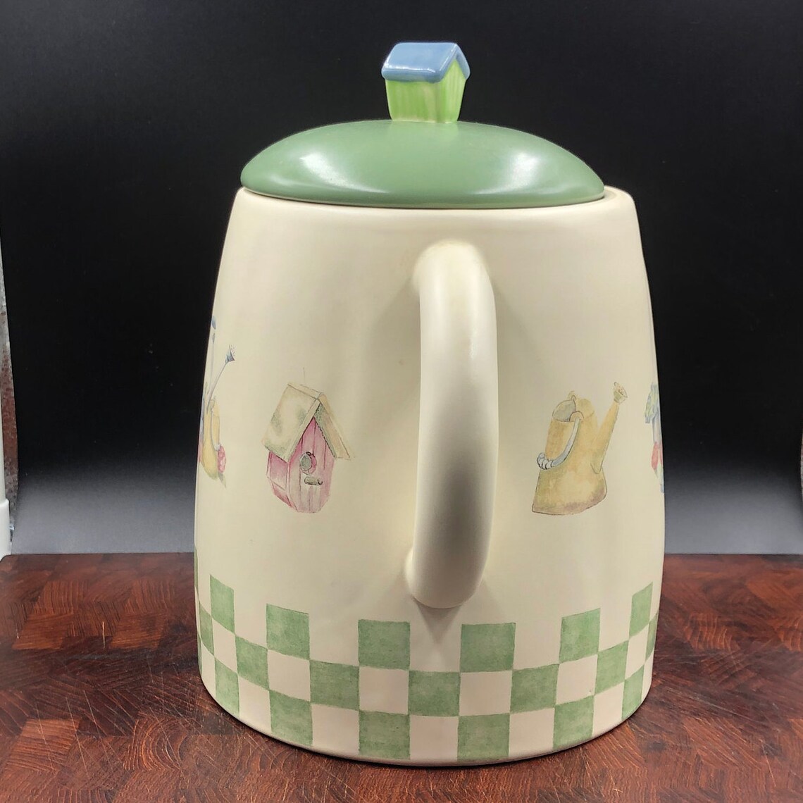 Sonoma Watering Can Cookie Jar Etsy