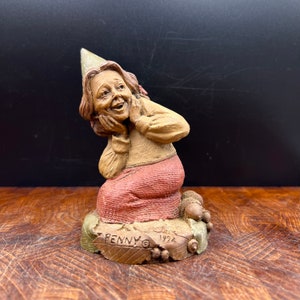 1992 Penny Vintage Gnome Figure Signed and Stamped Tom Clark Gnome