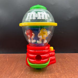 M&M Spinning Gum-ball Style Candy Dispenser