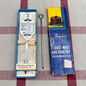 Vintage Taylor Roast Meat and Poultry Thermometer
