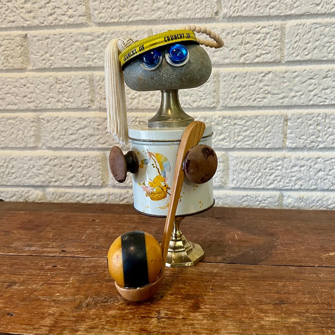 Ladle Playable Reclaimed Found Object Robot Style Figure - Etsy