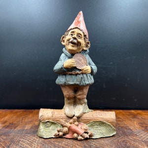 Vintage 1984 Meenie Figure Signed and Stamped Tom Clark Gnome