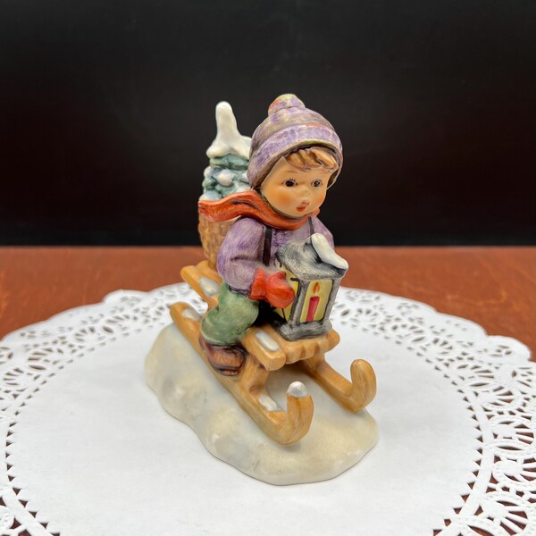 Hummel Figurine Ride Into Christmas # 396 2/0 TMK6