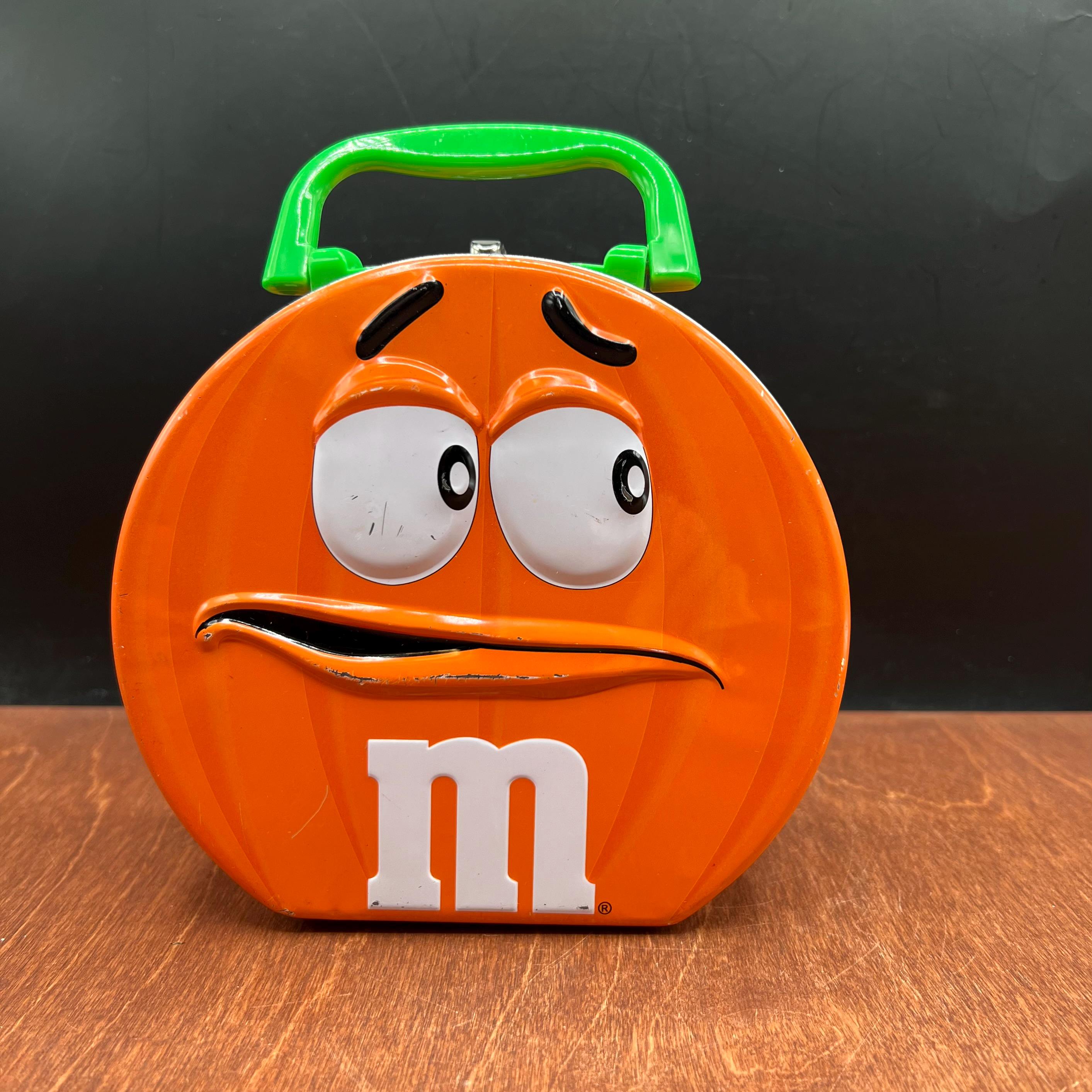 M&M Bright Orange Tote Box Style Special Edition Tin - Etsy