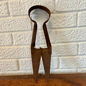 Vintage Pair Metal Sheep&#39;s Wool Shears