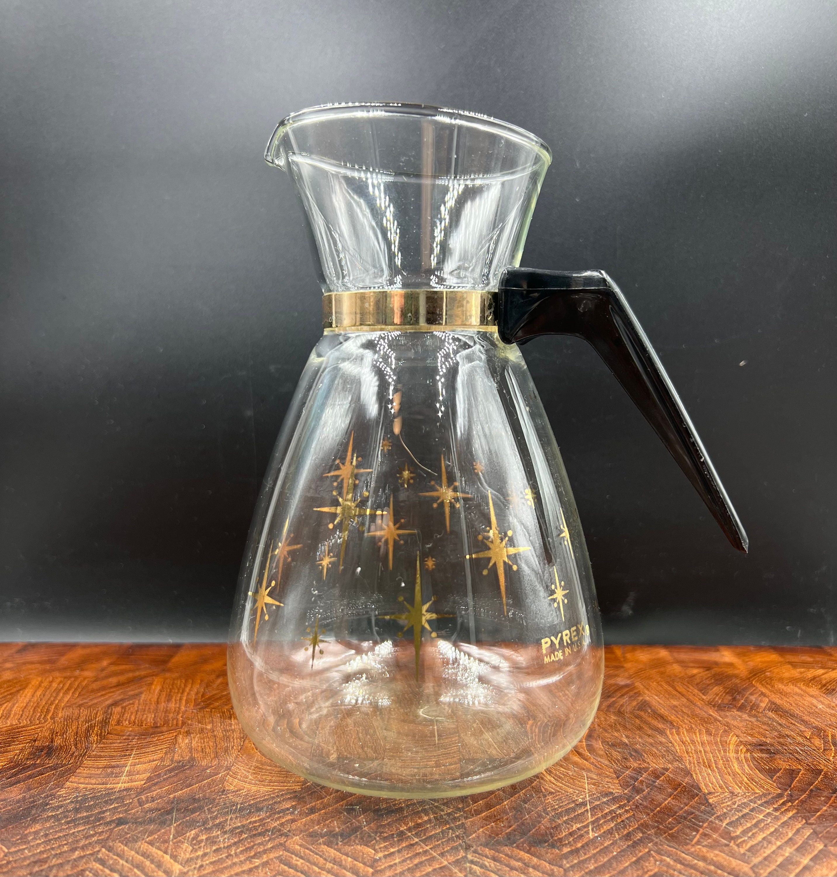 Pyrex glass coffee pot glass coffee sharing pot coffee set household hand  glass sharing pot 