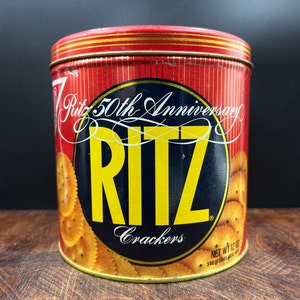 1984 50th Anniversary Ritz Cracker Tin - Etsy