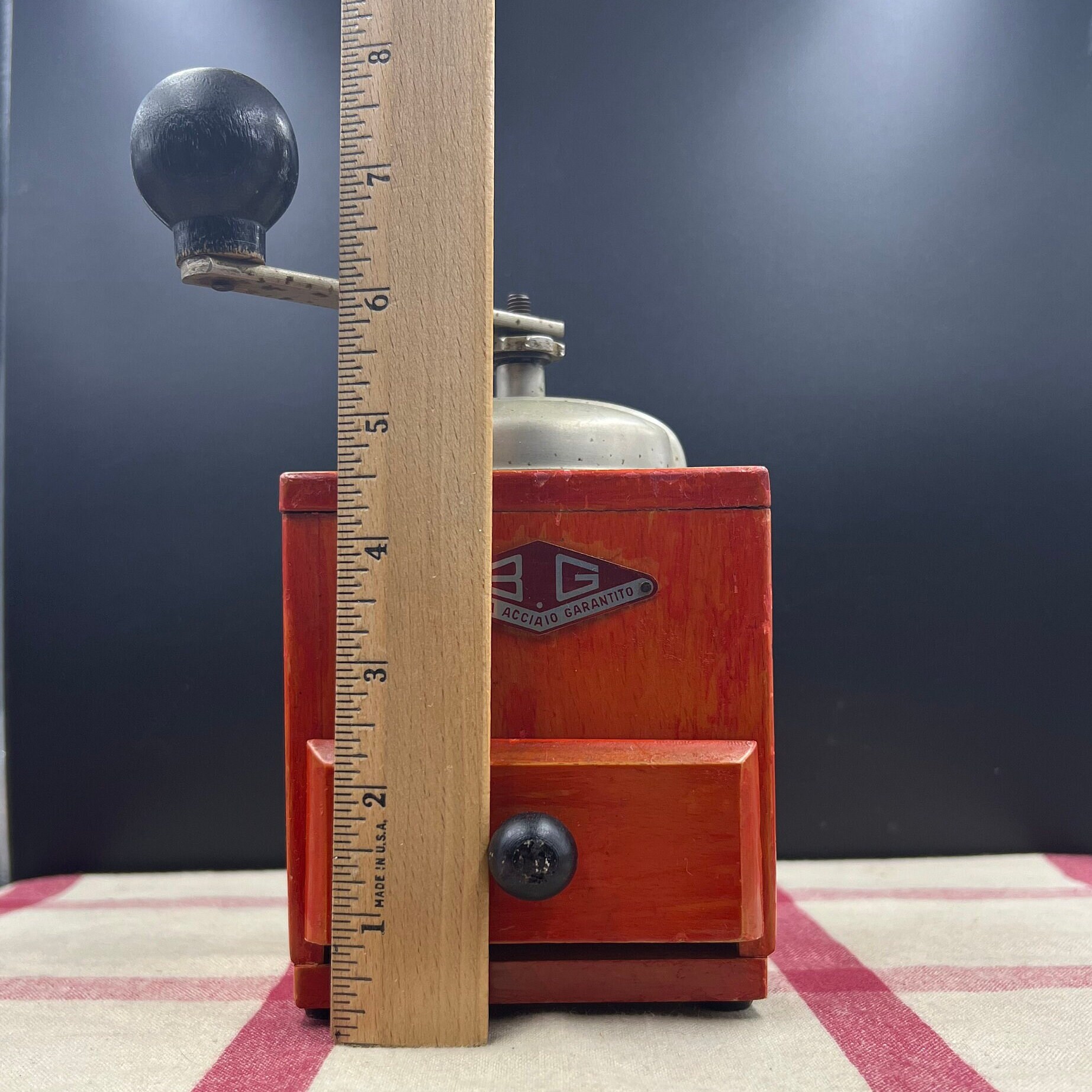 Vintage B.G. Macina Acciaio Garantito Italian Hand Crank Vintage B.G. Macina Acciaio Garantito Italian Hand Crank