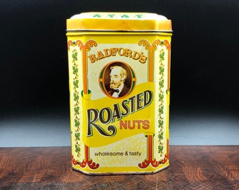 Vintage 8 Sided Collectable RADFORD's Roasted Nut Tin
