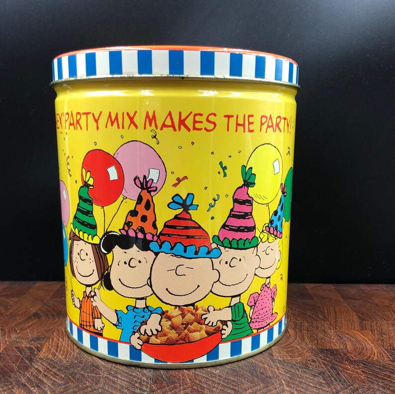 Classic and Iconic Vintage Peanuts Cartoon Chex Party Mix 40 Etsy
