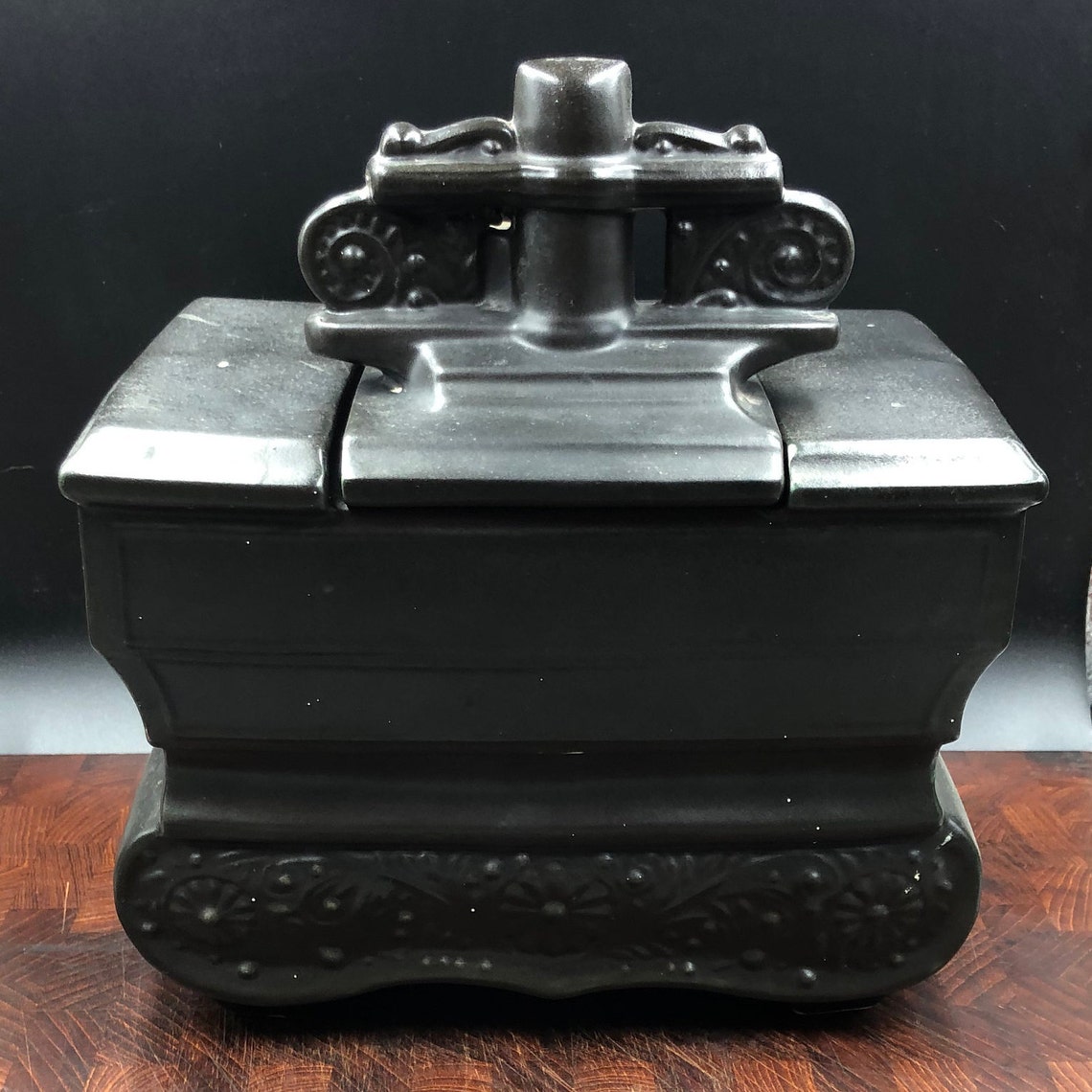 Vintage Mccoy Black Cook Stove Cookie Jar Etsy