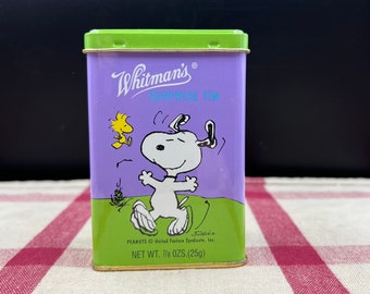 Classic Vintage Candy Tins - Whitman's Surprise Tin with Snoopy Toy
