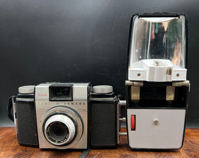 Appareil Photo Vintage Kodak Pony II Avec étui - état Excellent