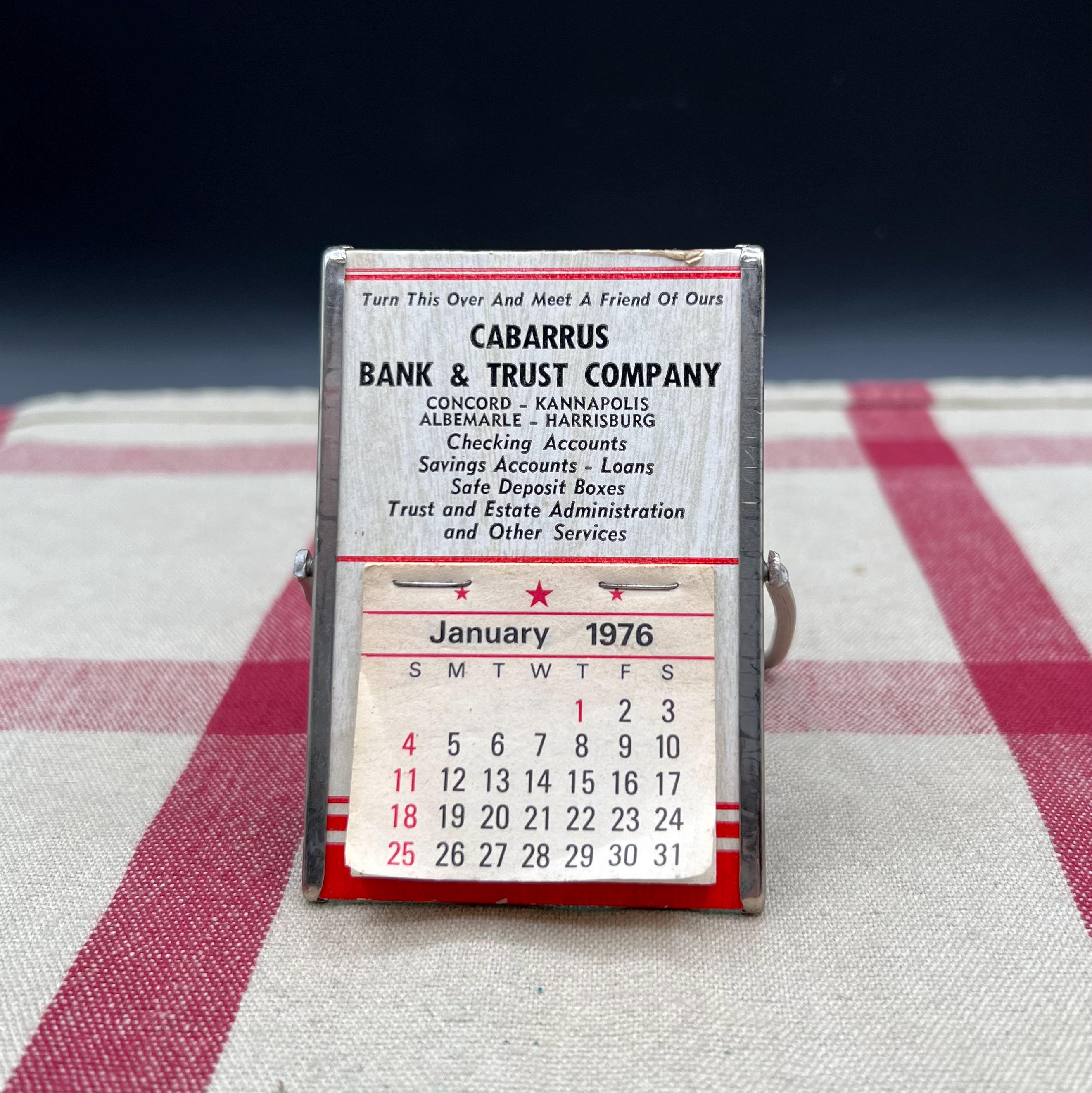 Vintage Metal Flip Perpetual Calendar - Etsy