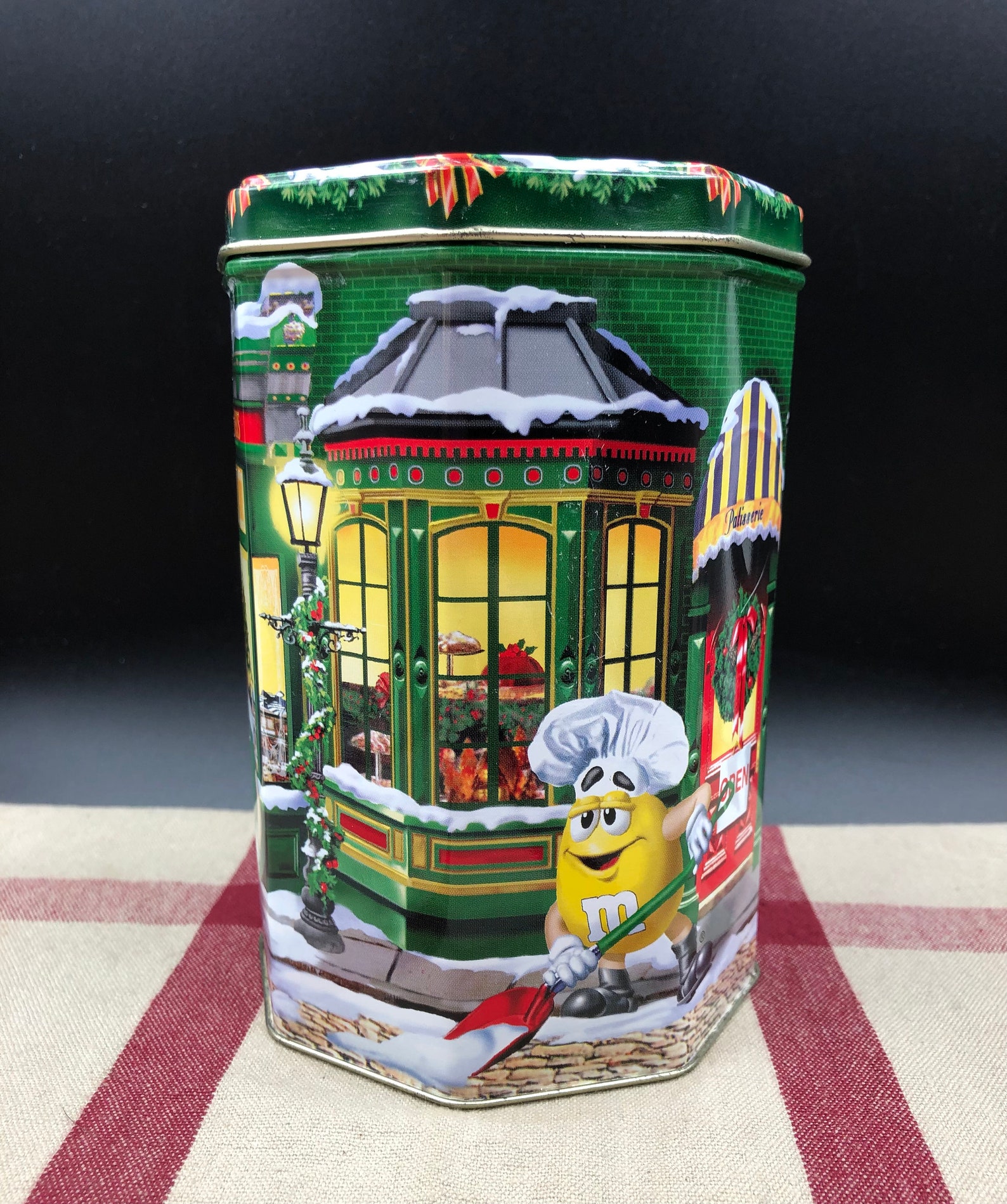 M&M Holiday Special Edition 1998 Sweet Shop Tin Etsy