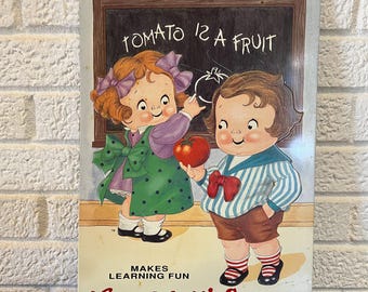 Vintage 1993 Campbell's Soup Kids Metal Advertising Sign #2 - Etsy