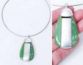 Vintage Scarab Gemstone Statement Necklace, Scarab Beetle Necklace, Bohemian Jewelry, Egyptian Jewelry, Collar Necklace, Boho Chic, Silver