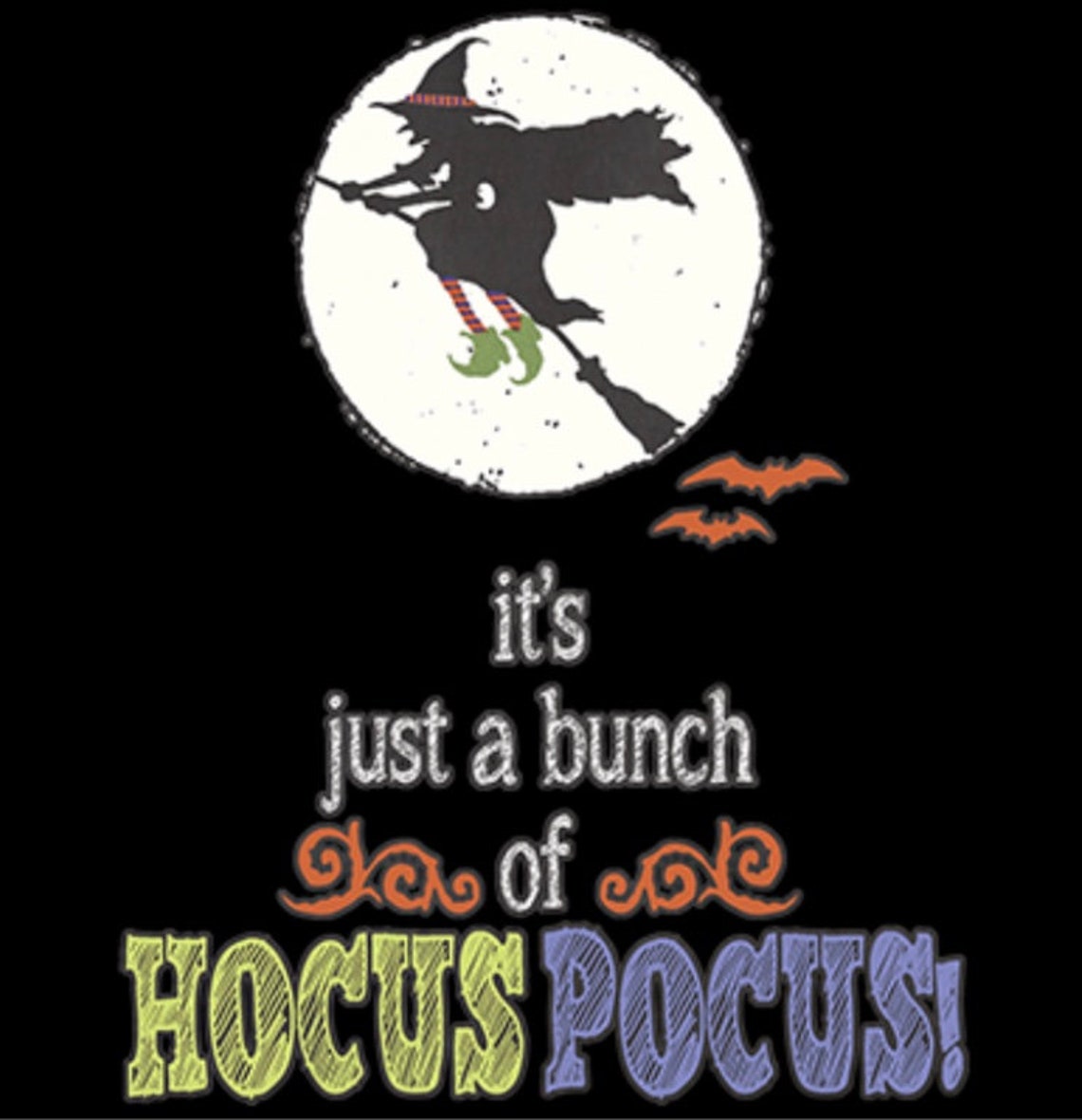 Hocus Pocus Screen Print Transfer Etsy