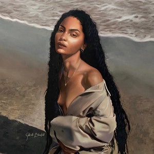 Black Sand Original Oil painting