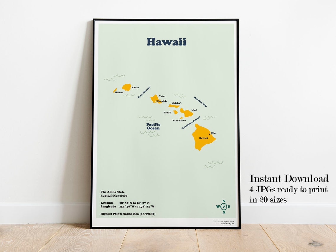 California State Printable Map for Kids Home School. States of - Etsy