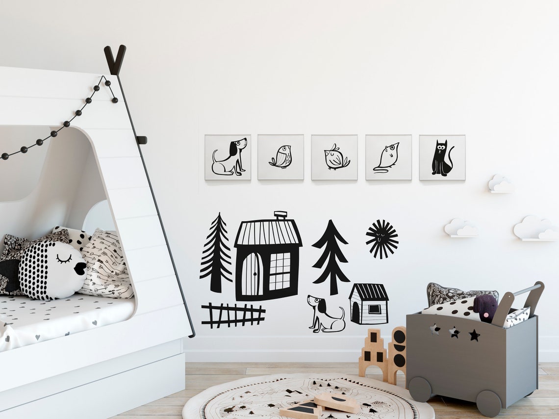 Little Bird Printable Artwork for Nursery Decor. Instant - Etsy