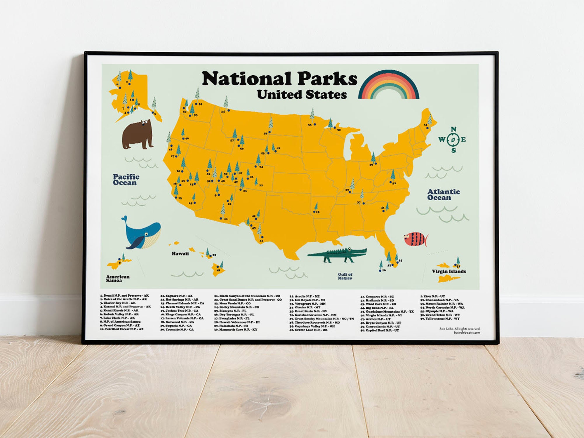 Oregon the Beaver State Map United States maps for homeschool.  Etsy
