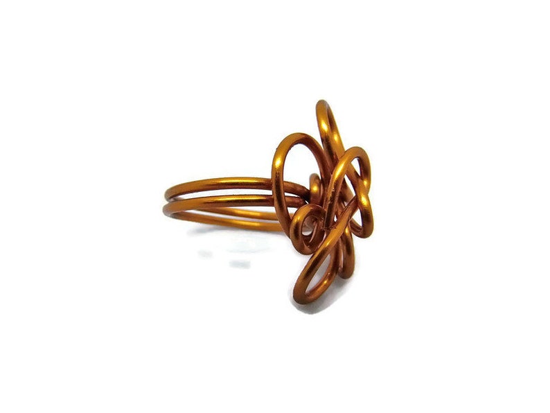 Wire wrapping Copper jewelry Made in Ireland Celtic knot Celtic Ring Copper Ring Jewelry Alternative engagement ring minimalist ring