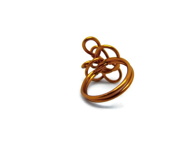 Wire wrapping Copper jewelry Made in Ireland Celtic knot Celtic Ring Copper Ring Jewelry Alternative engagement ring minimalist ring