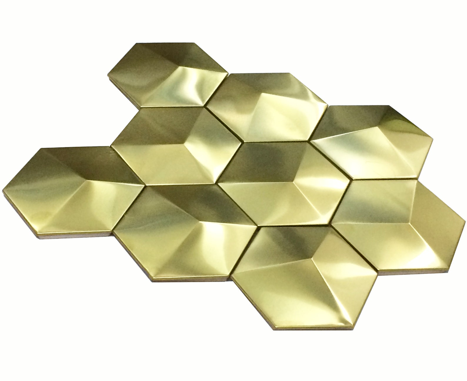 Gold Stainless Steel Accent Tile Etsy