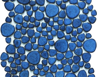Mosaic Tiles, Watery Green Ceramic Tiles for Mosaic Making, Mosaic Tiles  for Crafts 
