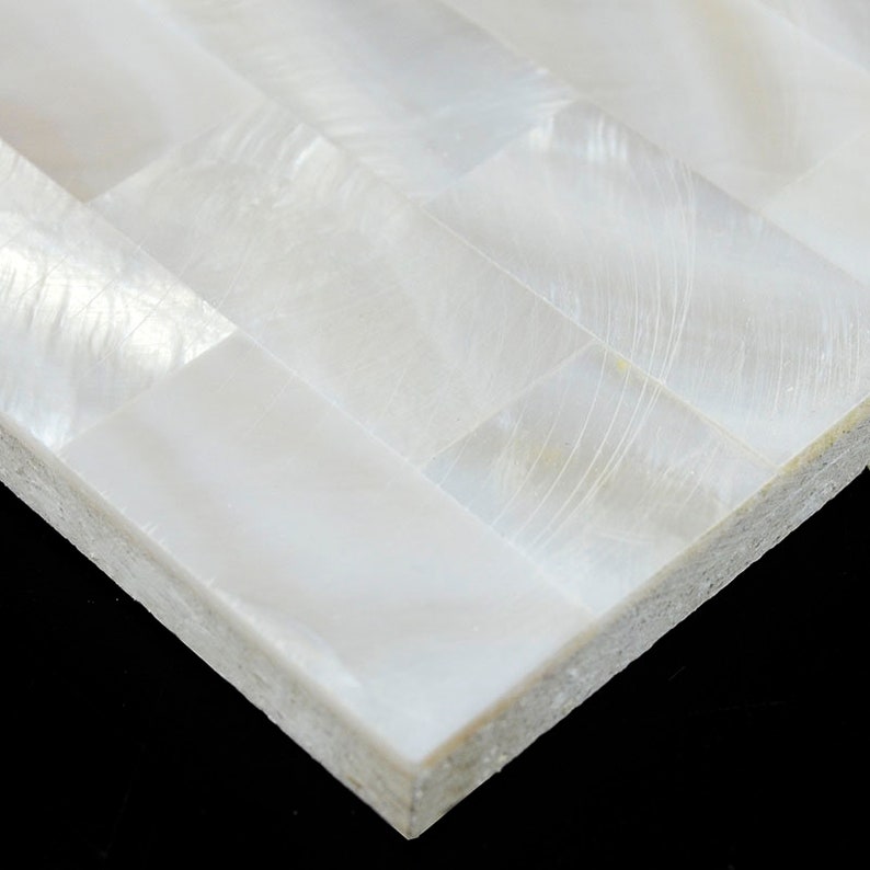 White Mother of Pearl Subway Tile ST07812x12 Per Etsy